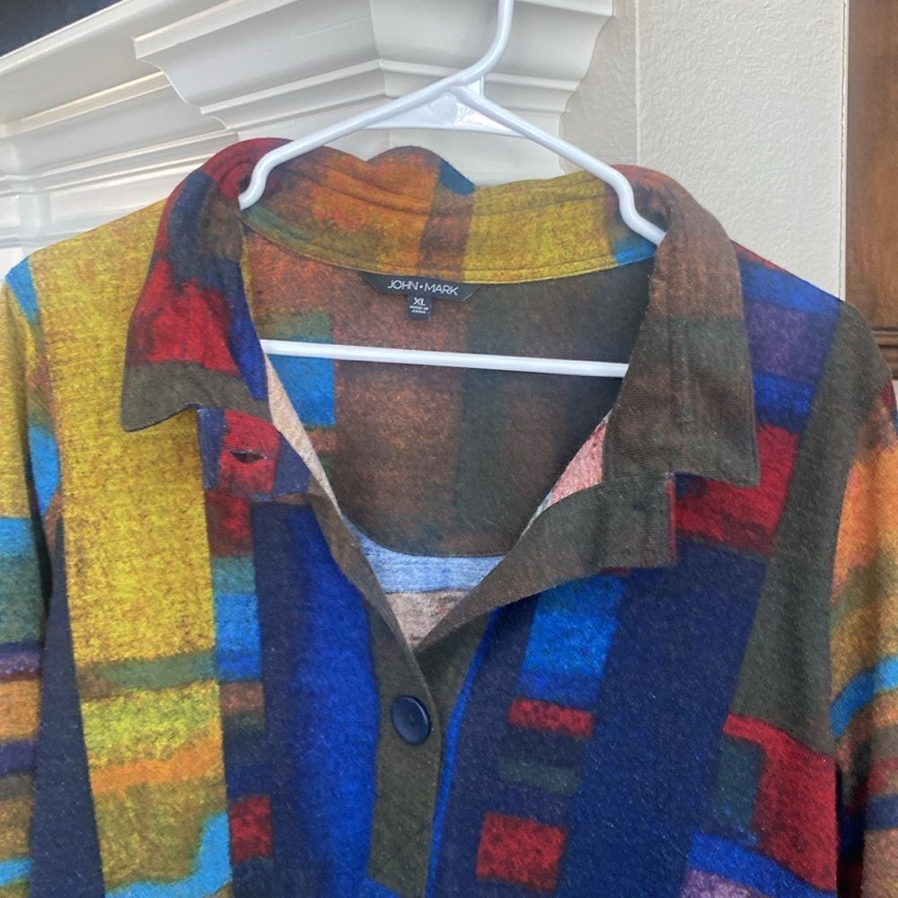 ❤️ John.Mark Color Block Tunic ❤️ - Picture 6 of 8